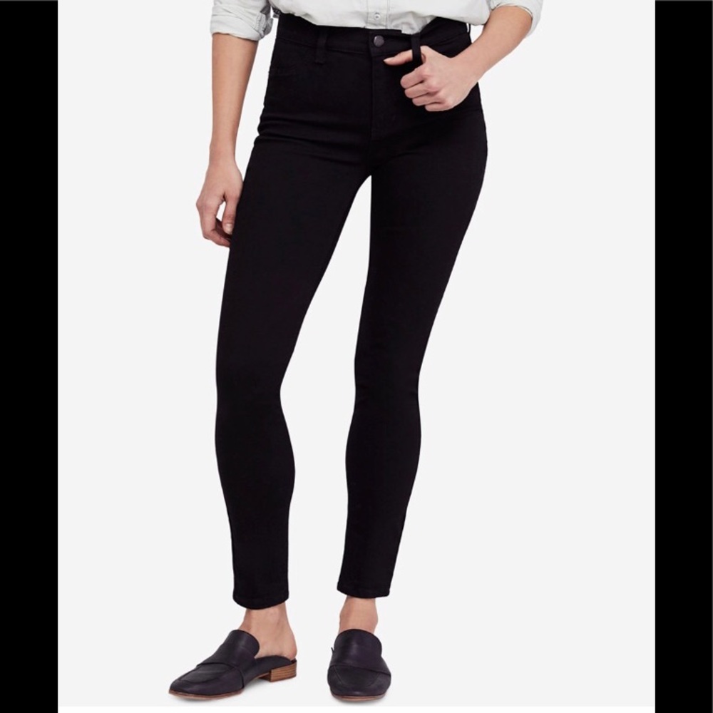 Free People High-Rise Skinny Jeans
